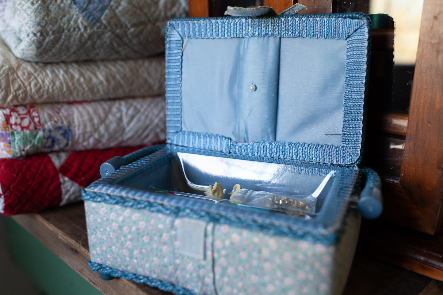 Vintage Sewing Box- Sewing Caddy