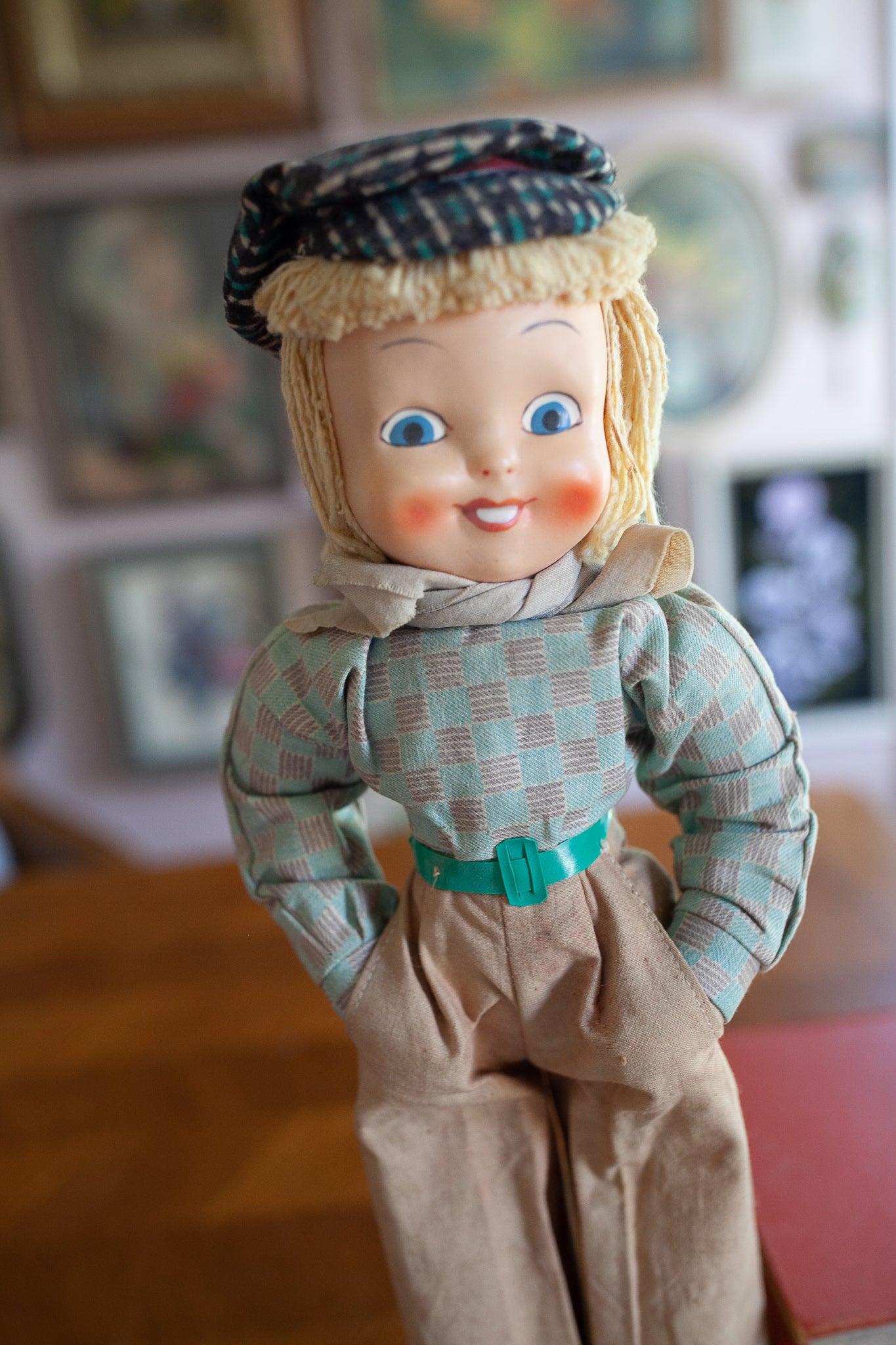 Vintage Doll - Polish Doll- Standing Doll