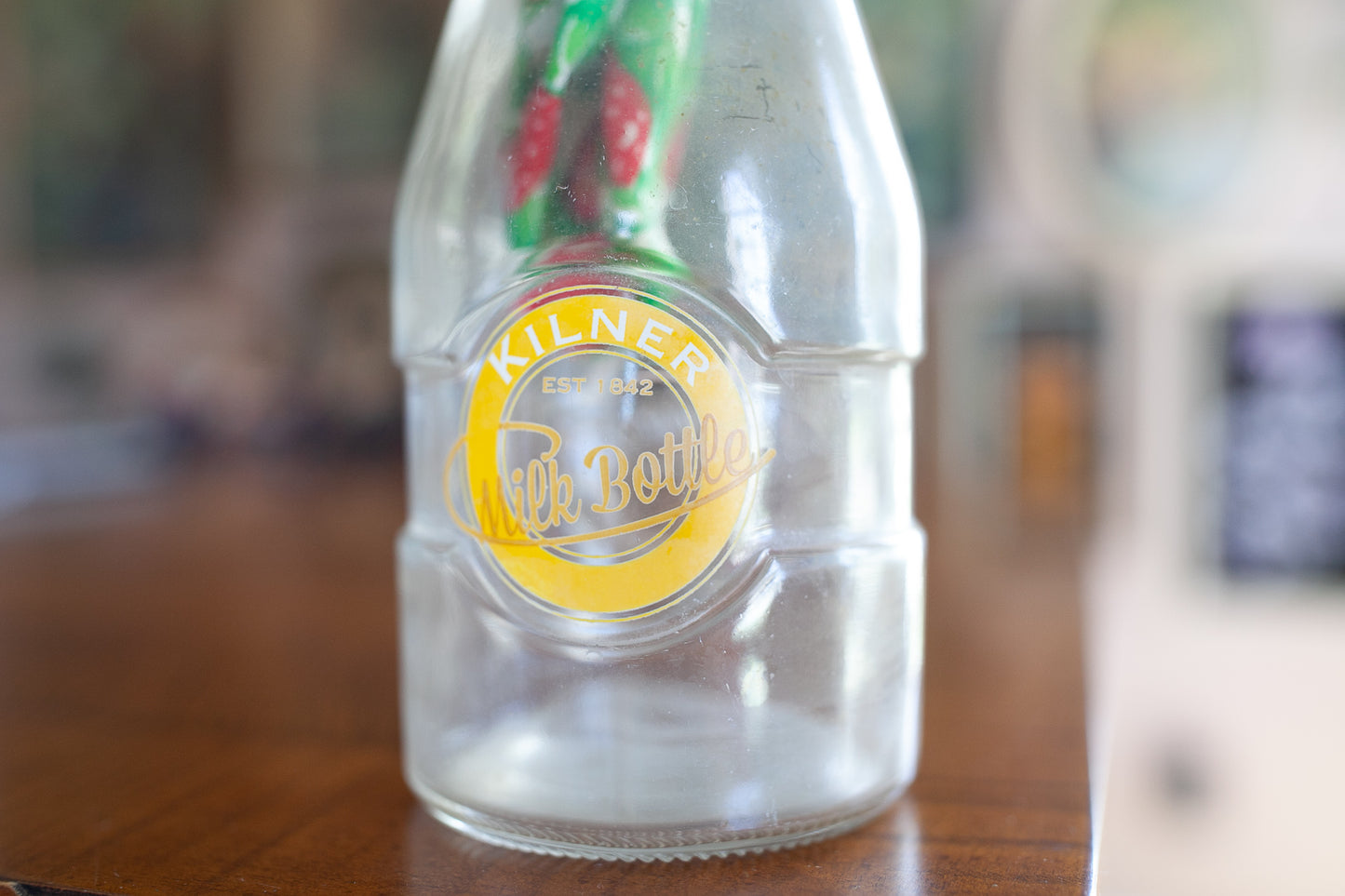 Kilner Milk Bottle- Vintage Milk Bottle - Glass Bottle - Glass Milk Bottle