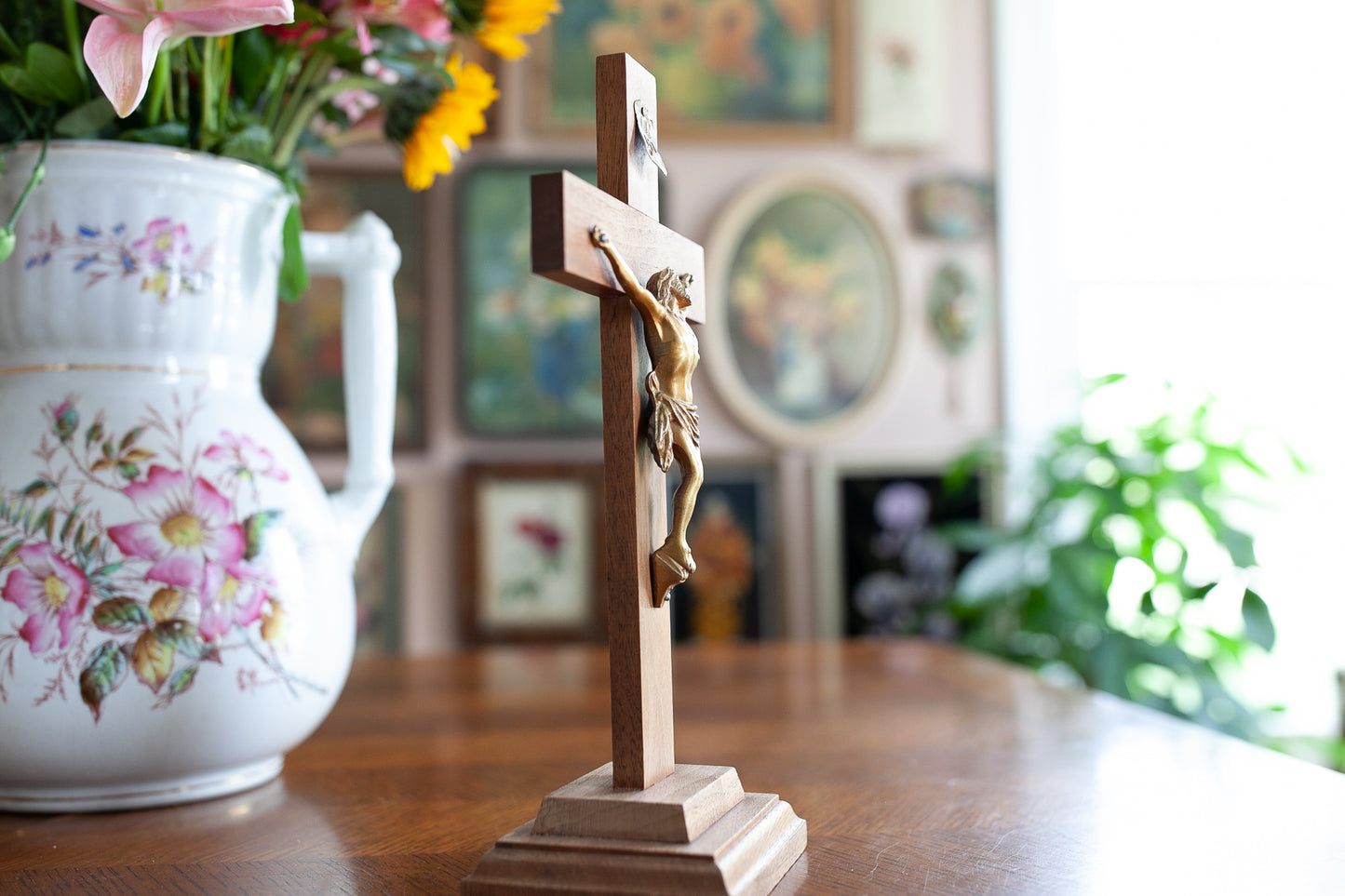 Vintage Wooden Crucifix