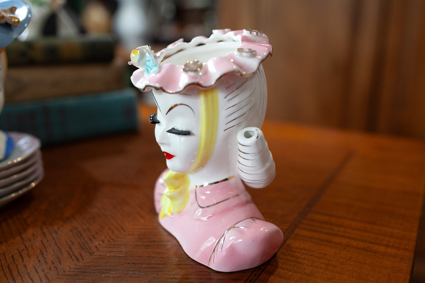 Vintage Head Vase- Barbara Lady Head Vase