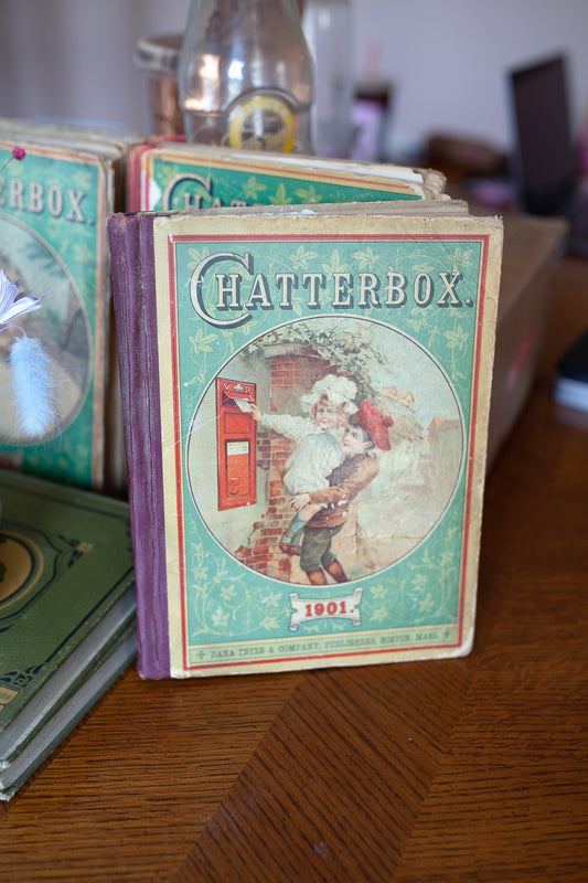 Chatterbox- 1901 -Antique Book -Dana Estes and Co -Chatterbox Illustrated