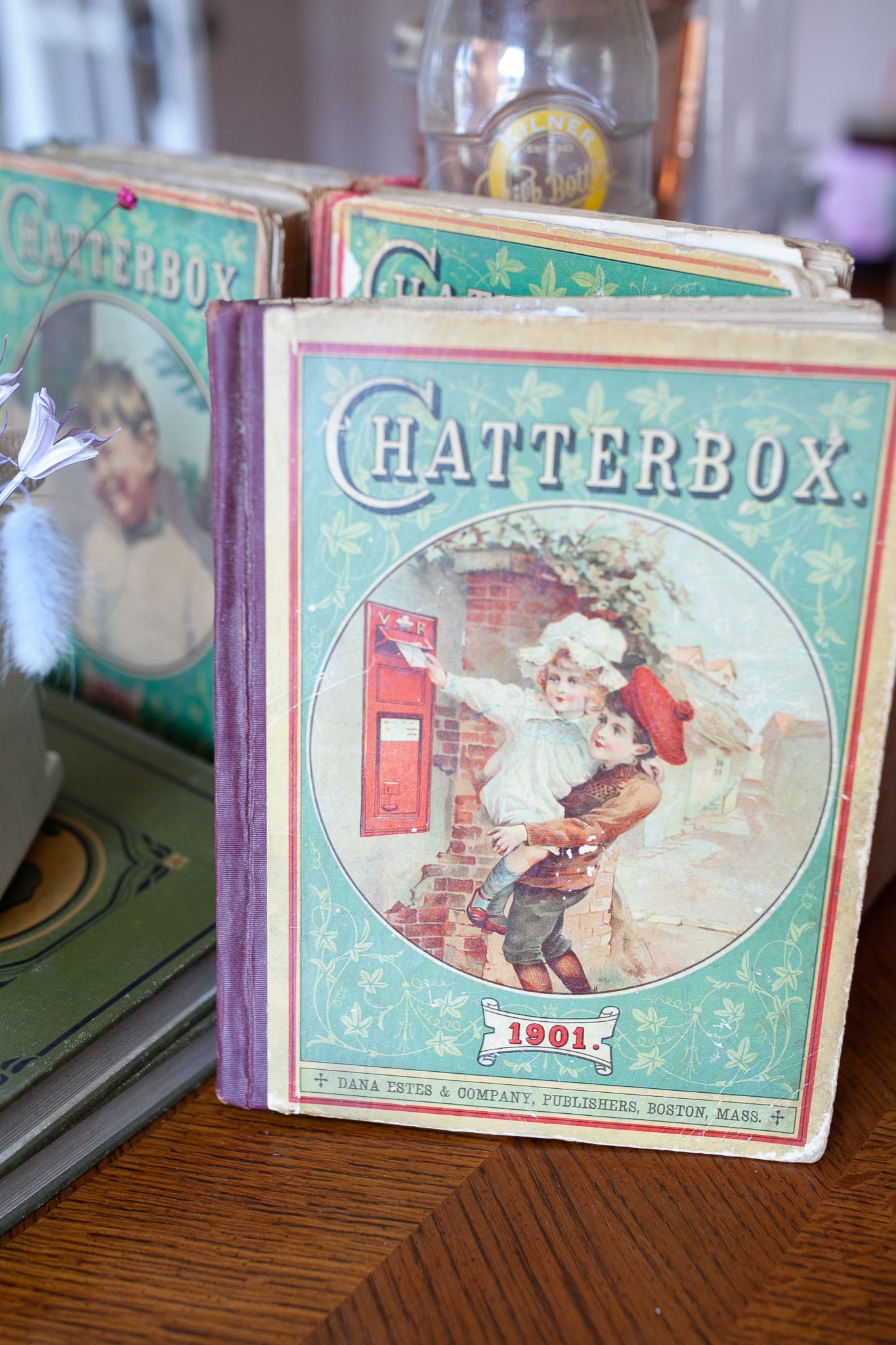 Chatterbox- 1901 -Antique Book -Dana Estes and Co -Chatterbox Illustrated