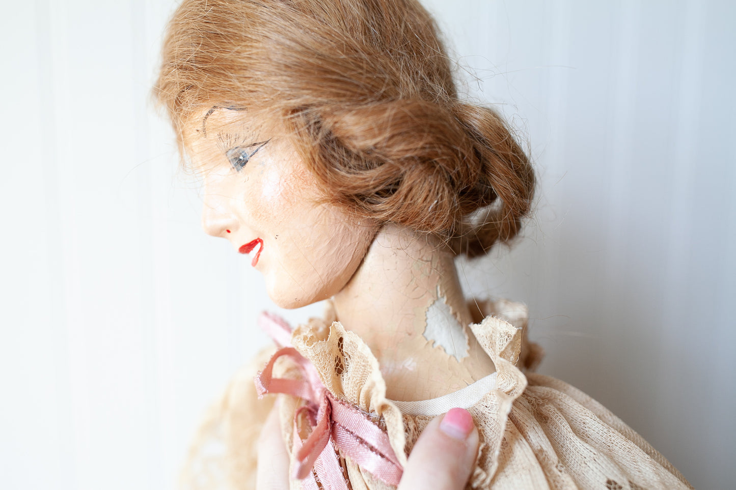 The Happy Sister- Antique Doll - Boudoir Doll