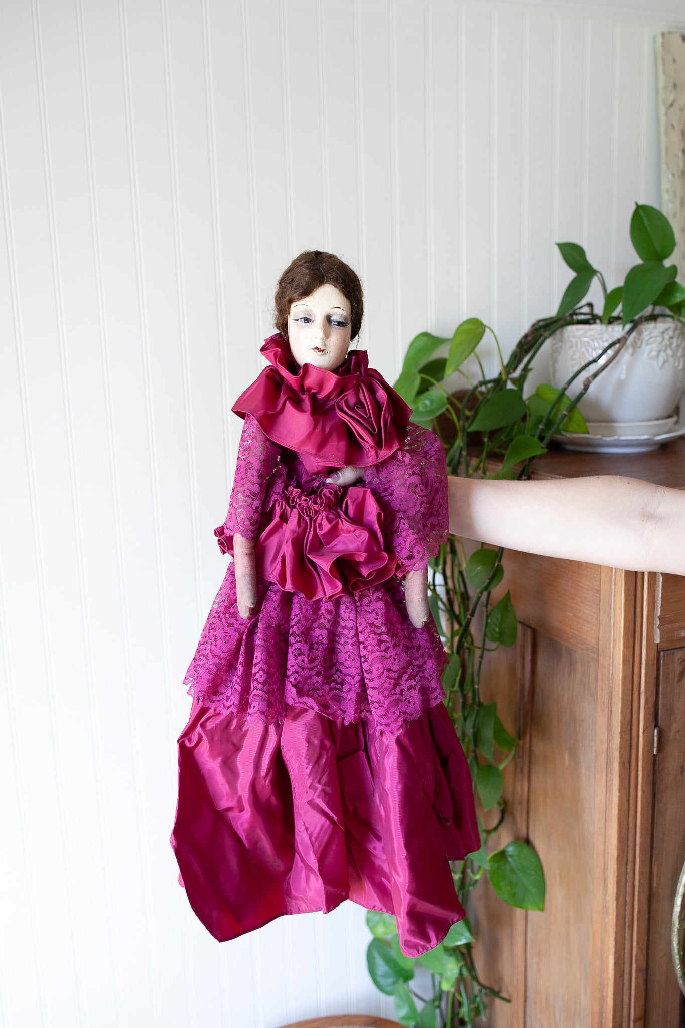 The Grumpy Sister- Antique Doll - Boudoir Doll