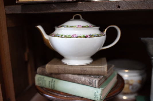 Vintage Teapot -Floral Teapot