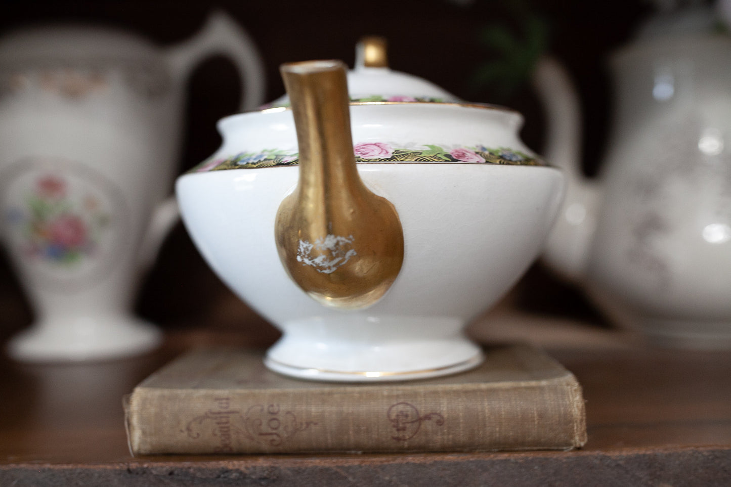 Vintage Teapot -Floral Teapot