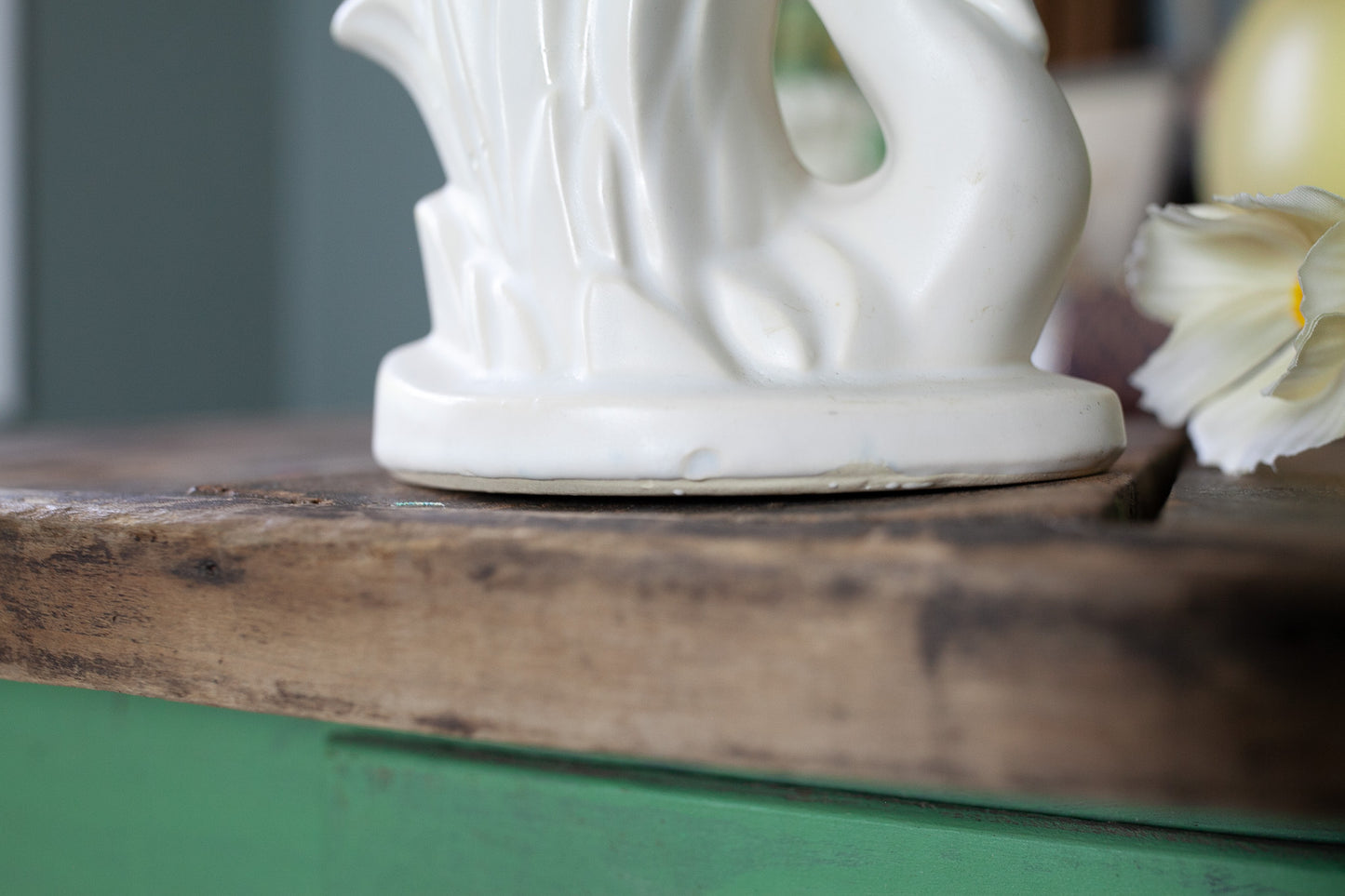 Vintage McCoy Swan Pottery Vase