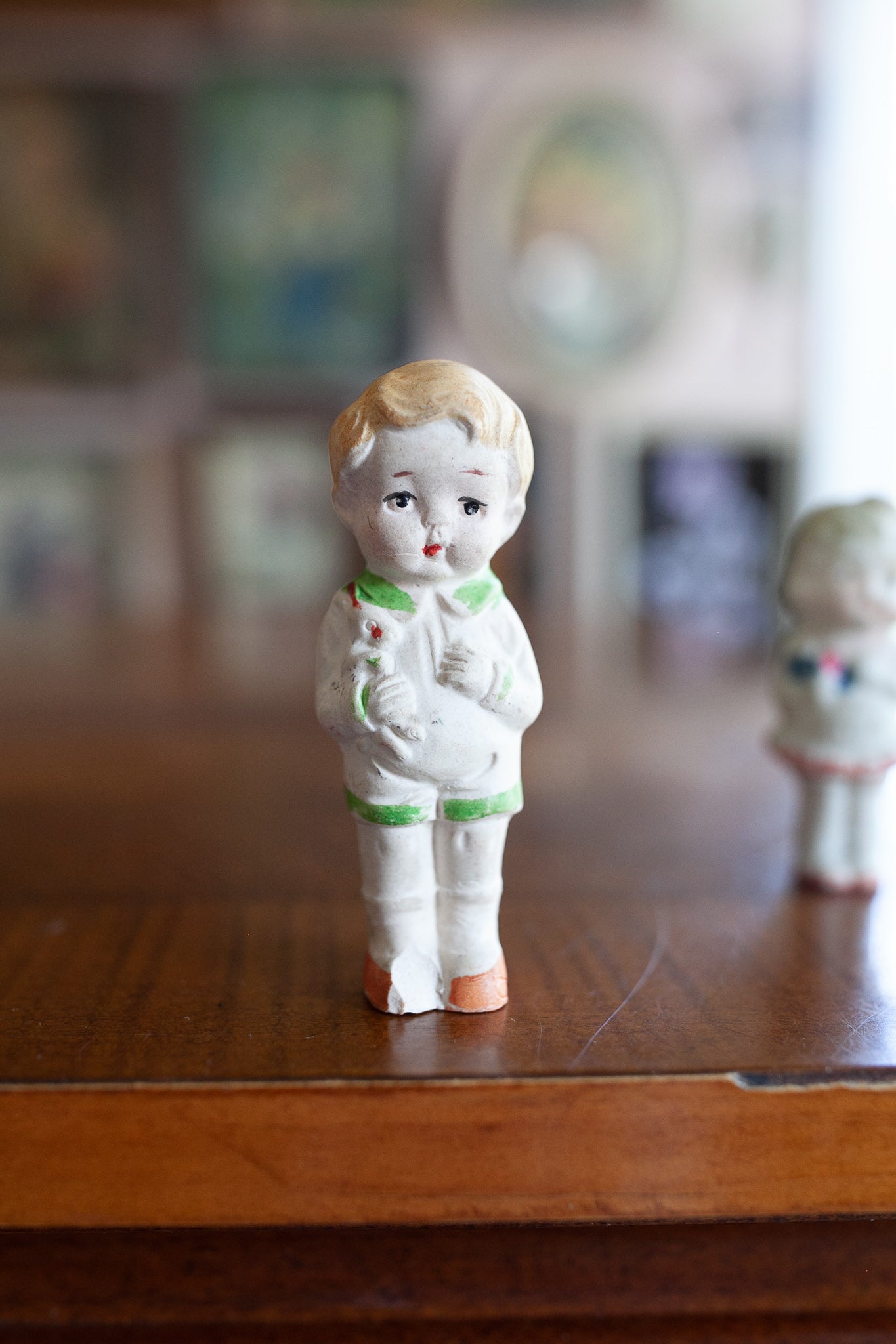 Vintage Bisque Doll Frozen Charlie