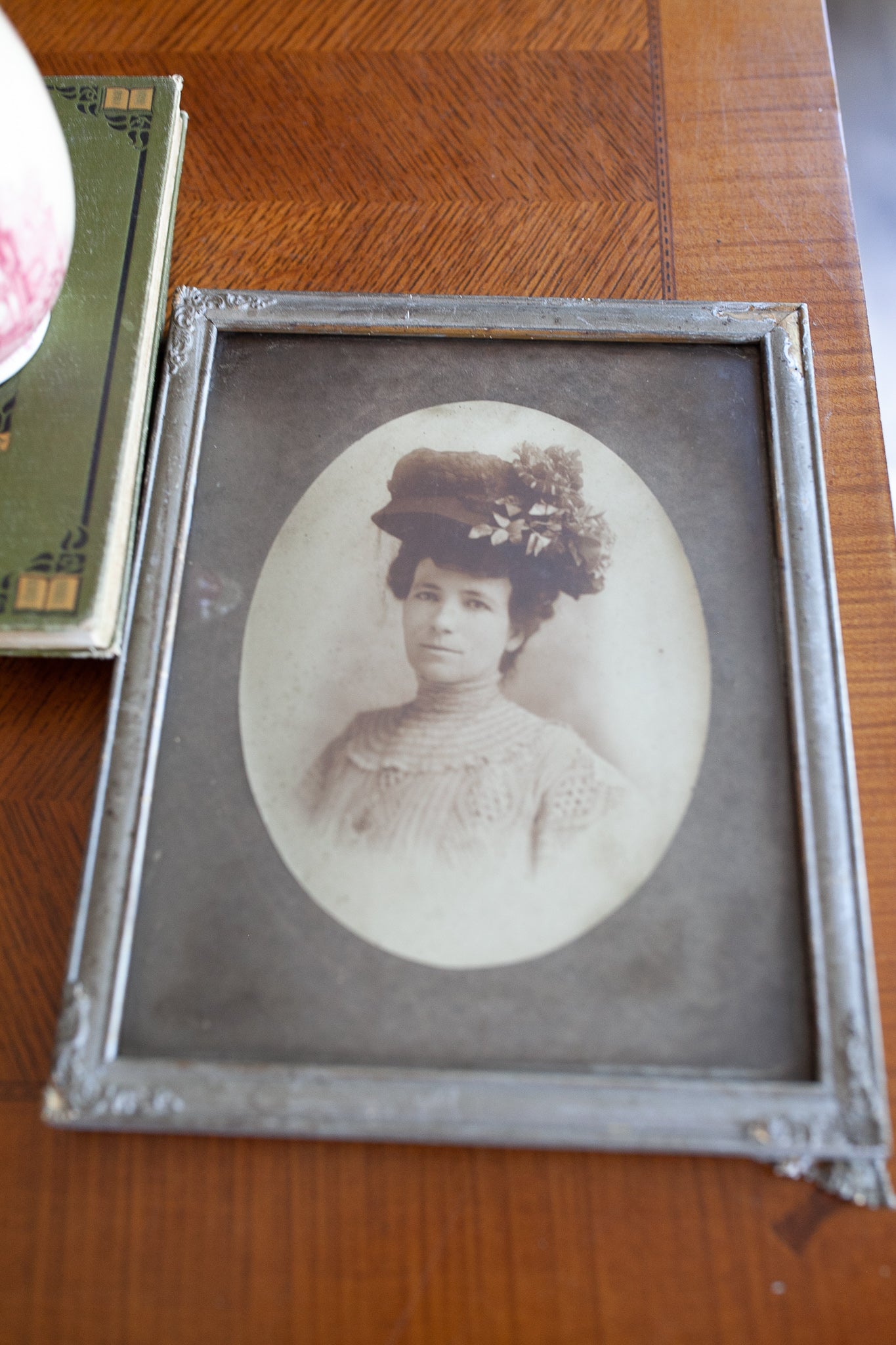 Antique Portrait Framed- Framed Lady Portrait