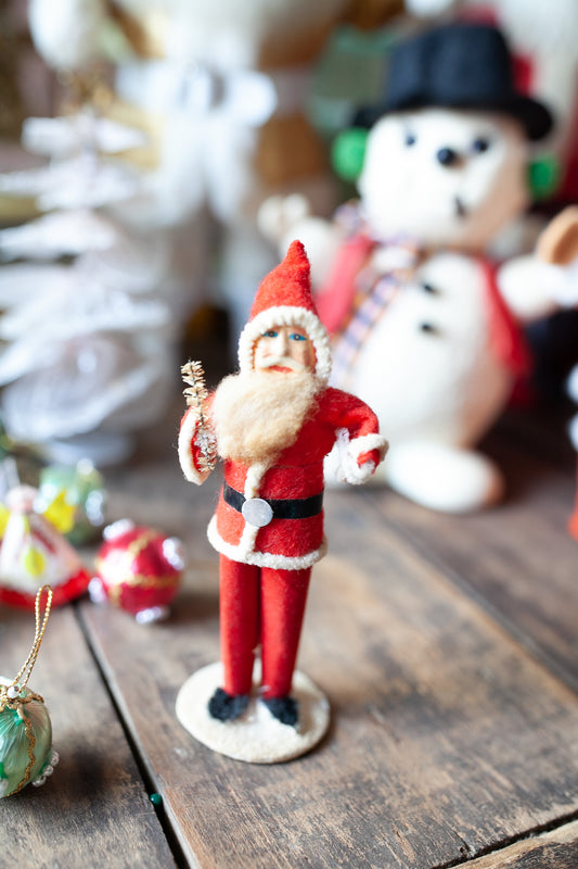 Vintage Santa - Japan Made Santa- Little Santa-6" tall