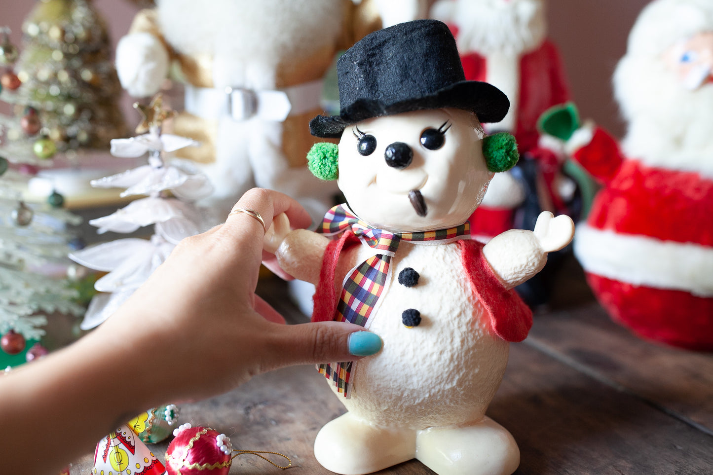 Vintage Snowman Bank - Frosty the Snowman