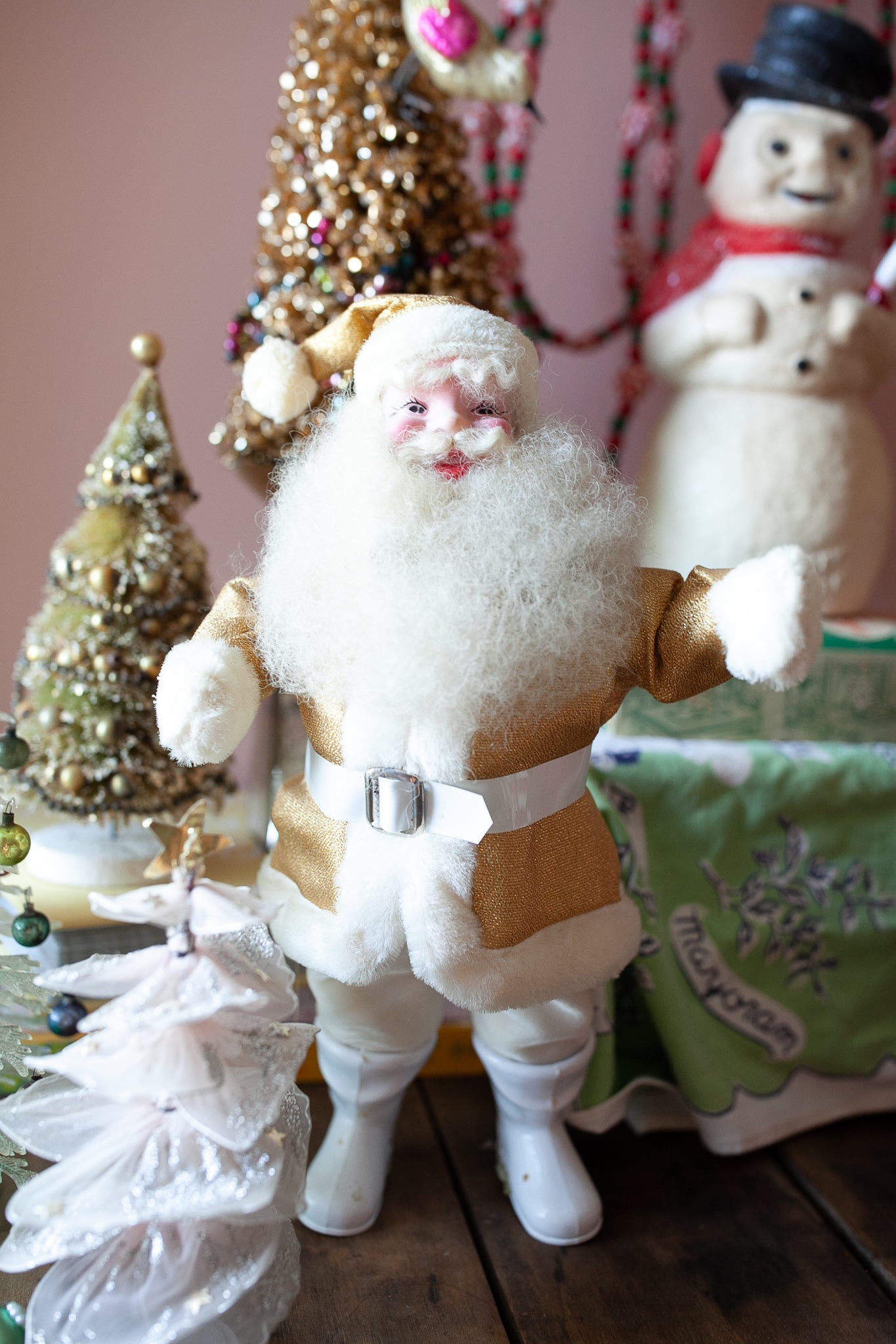 Vintage Harold Gale Santa - Gold Santa