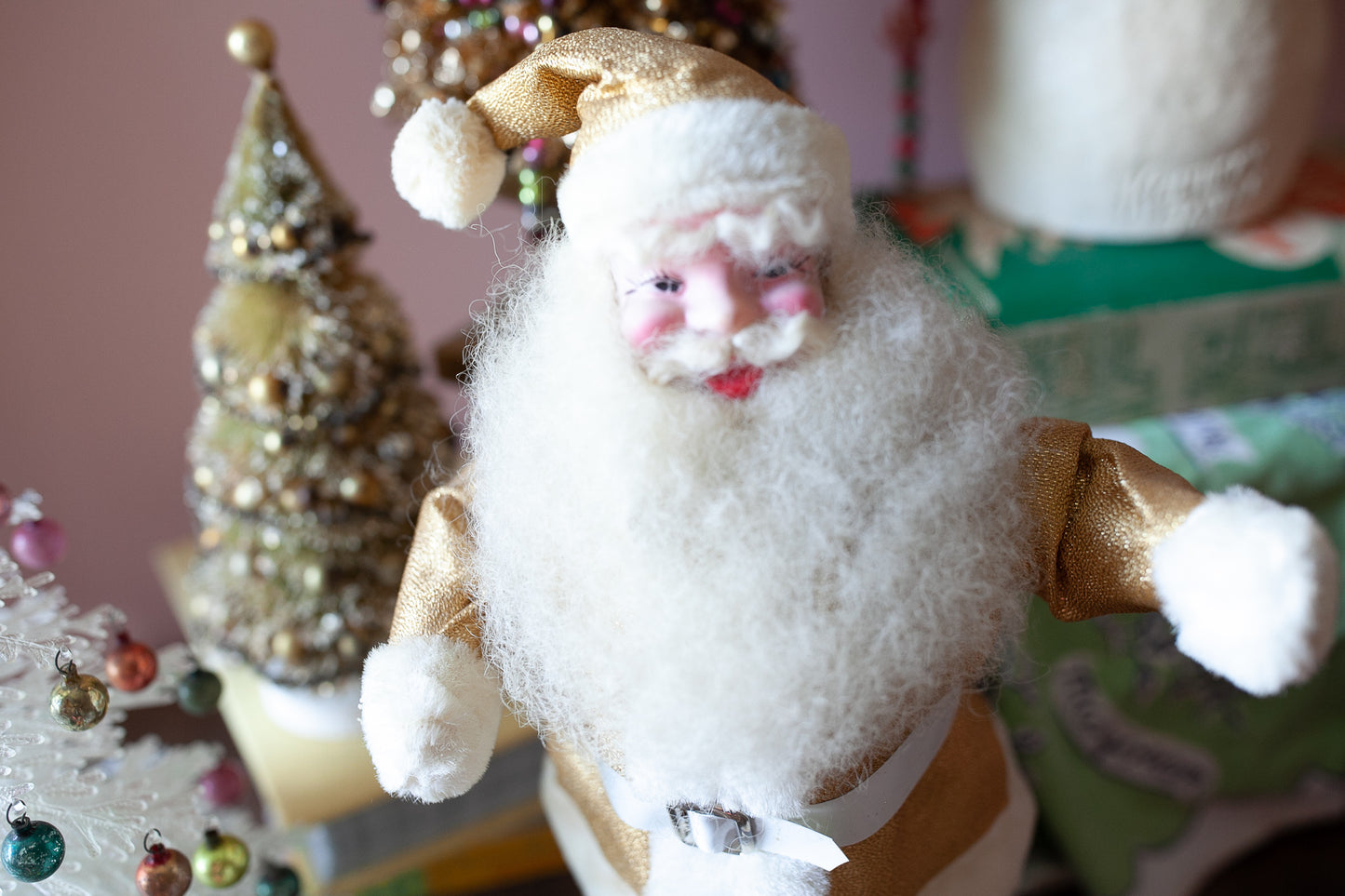 Vintage Harold Gale Santa - Gold Santa