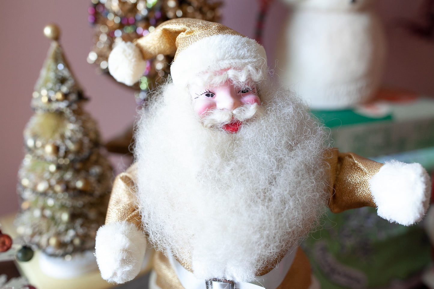 Vintage Harold Gale Santa - Gold Santa