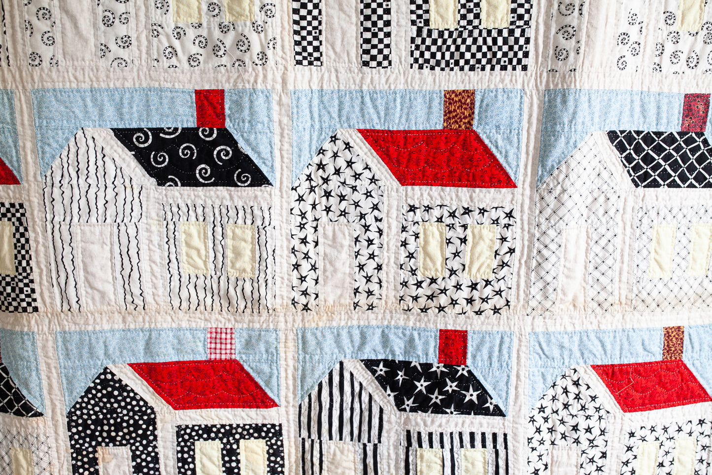 Vintage Quilt- School House Quilt
