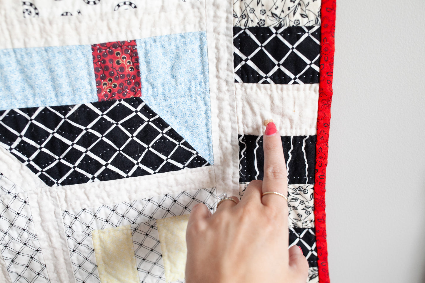 Vintage Quilt- School House Quilt