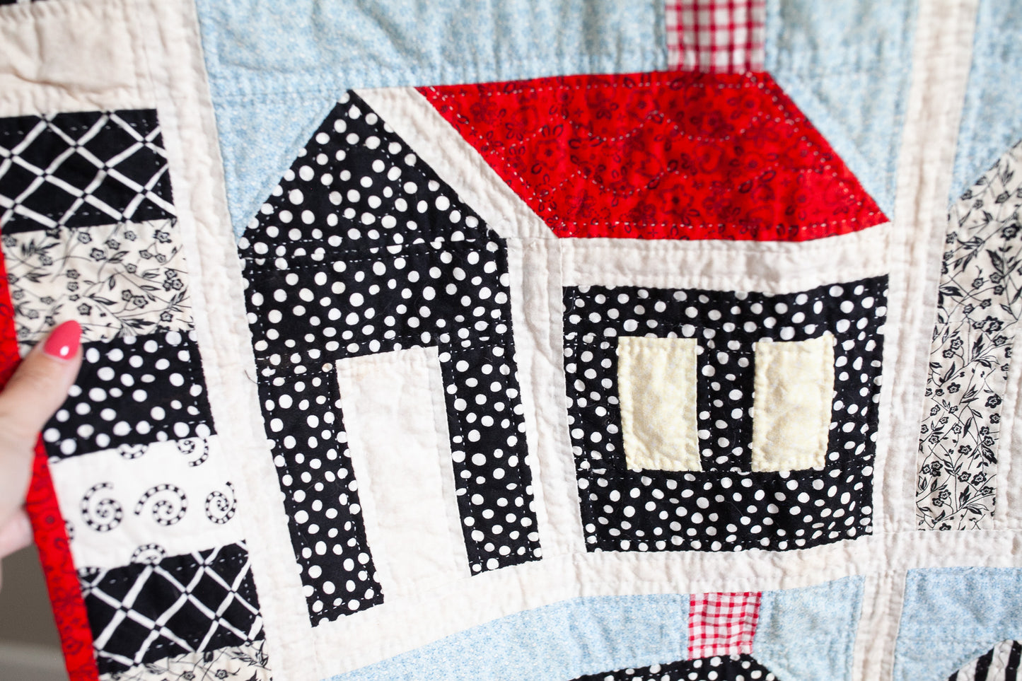 Vintage Quilt- School House Quilt