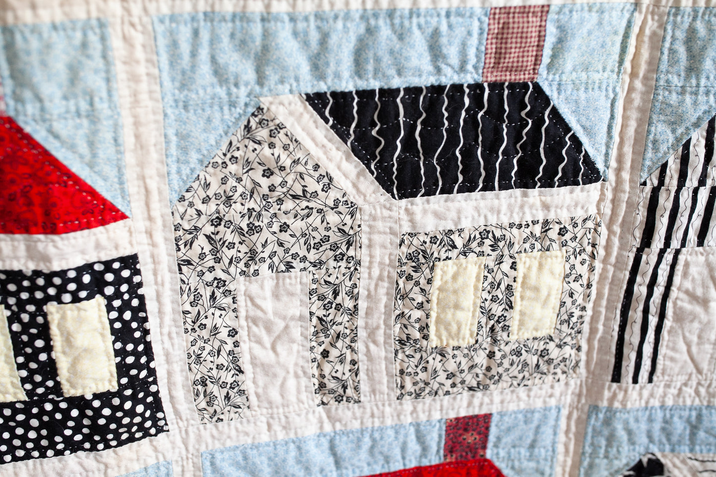 Vintage Quilt- School House Quilt