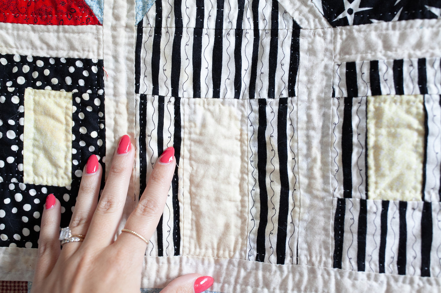 Vintage Quilt- School House Quilt