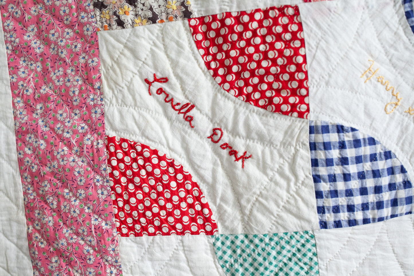 Vintage Quilt- Quilt- Autograph Quilt -1940s