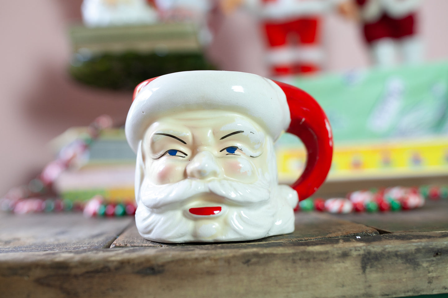 Vintage Santa Mug- Vintage Christmas