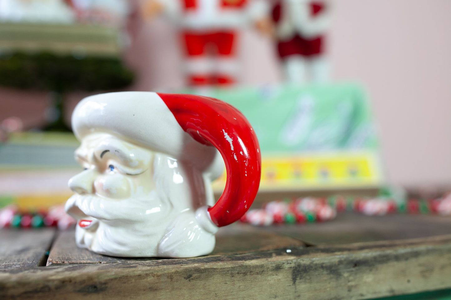 Vintage Santa Mug- Vintage Christmas