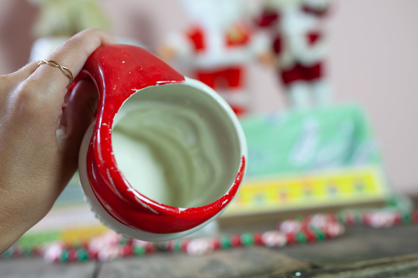 Vintage Santa Mug- Vintage Christmas