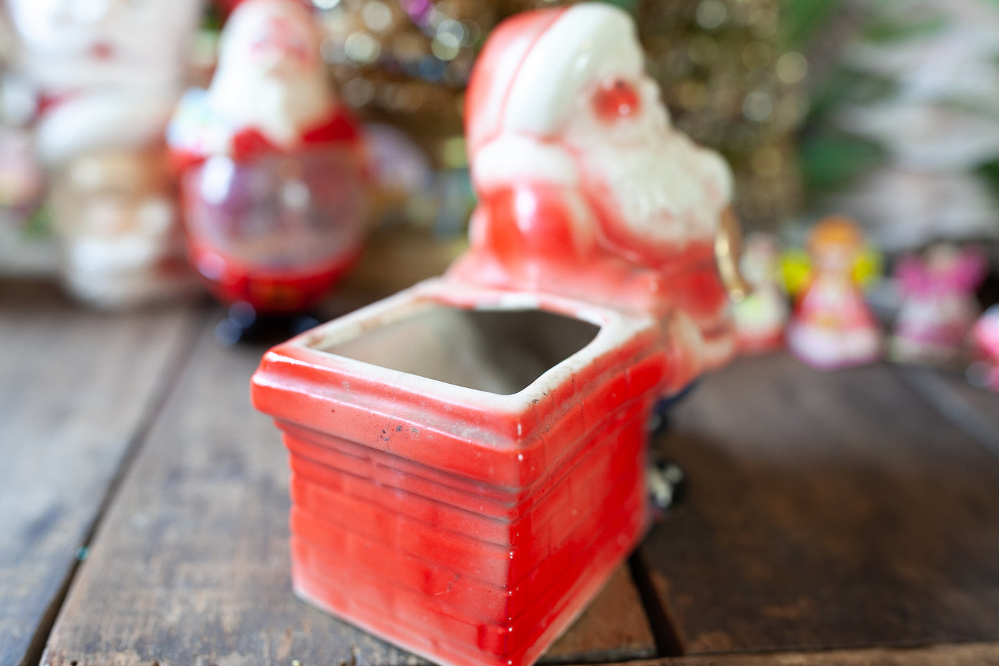 Vintage Santa Planter