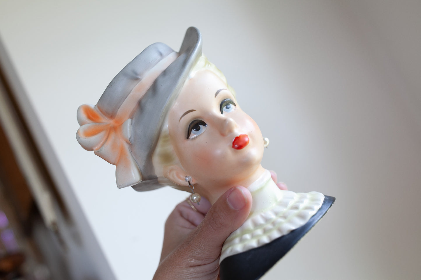 Vintage Lady Head Vase- Relpo Head 2054