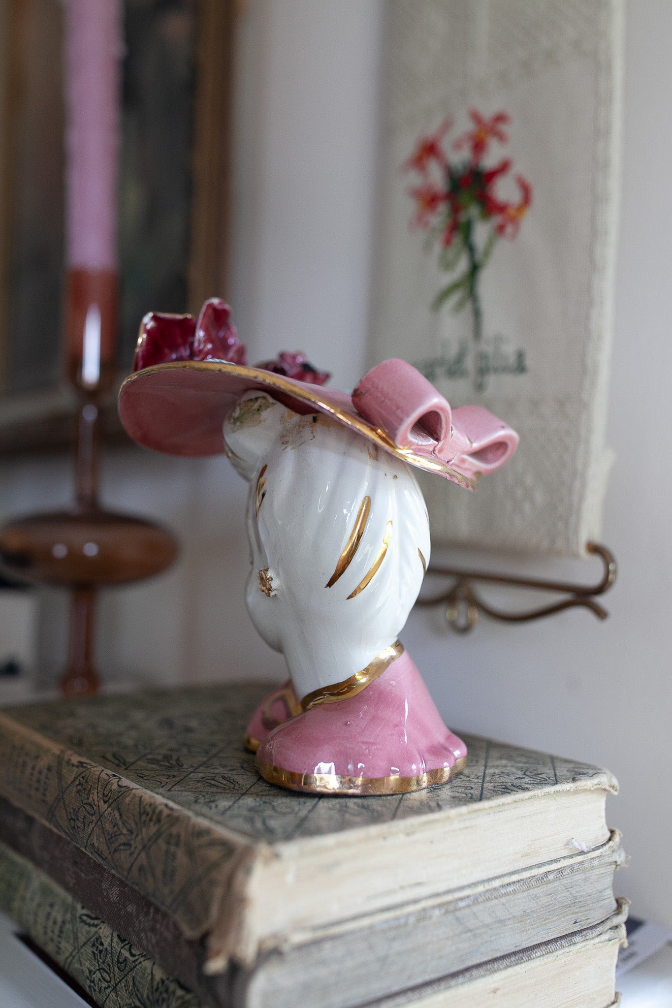 Vintage Lady Head Vase- Glamour Girl