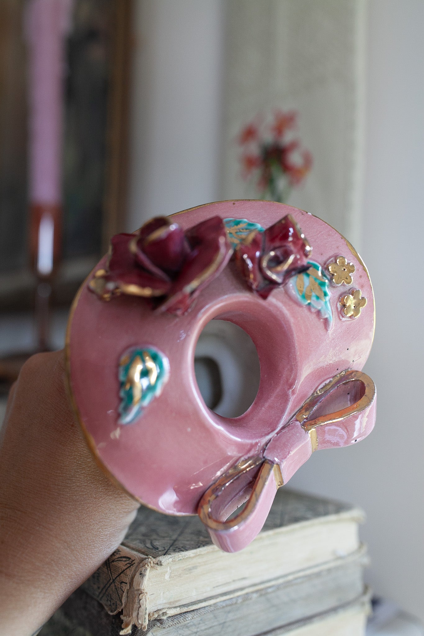 Vintage Lady Head Vase- Glamour Girl