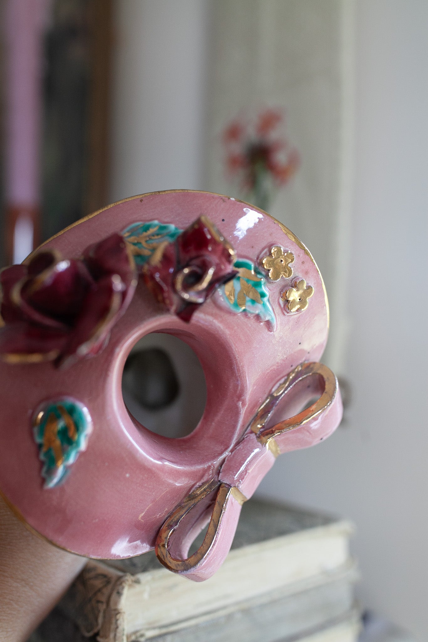 Vintage Lady Head Vase- Glamour Girl