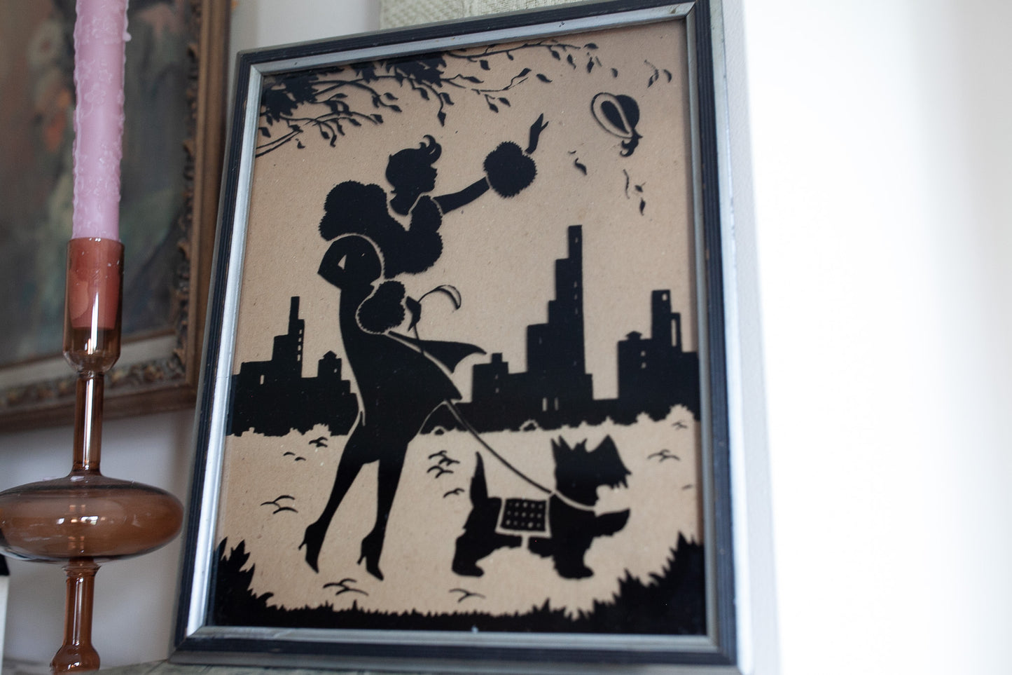 Vintage Silhouette Picture -Artwork