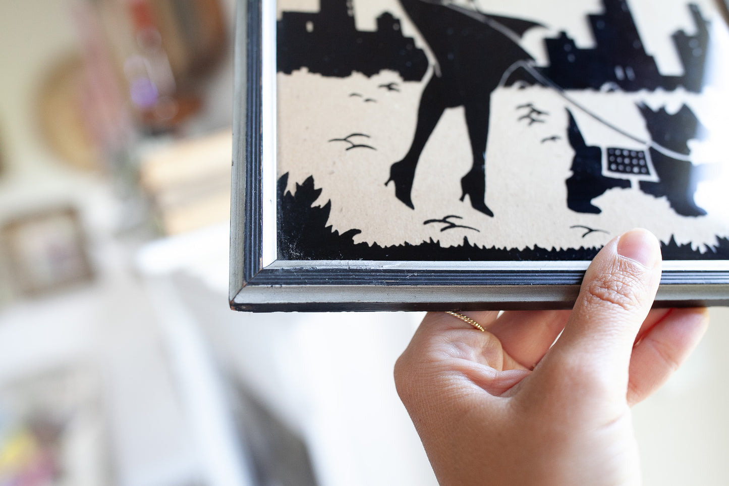 Vintage Silhouette Picture -Artwork