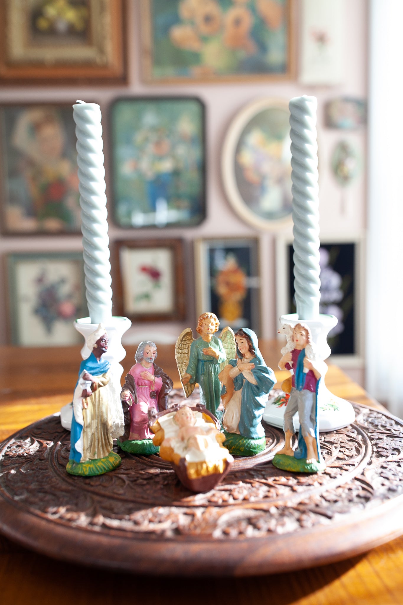 Vintage Nativity Scene Figurines- Made in Italy