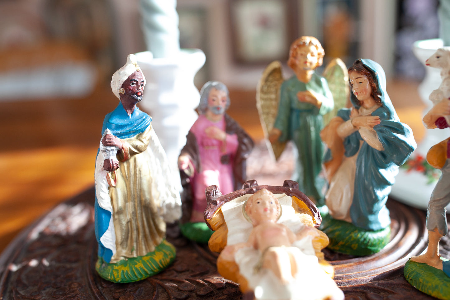 Vintage Nativity Scene Figurines- Made in Italy