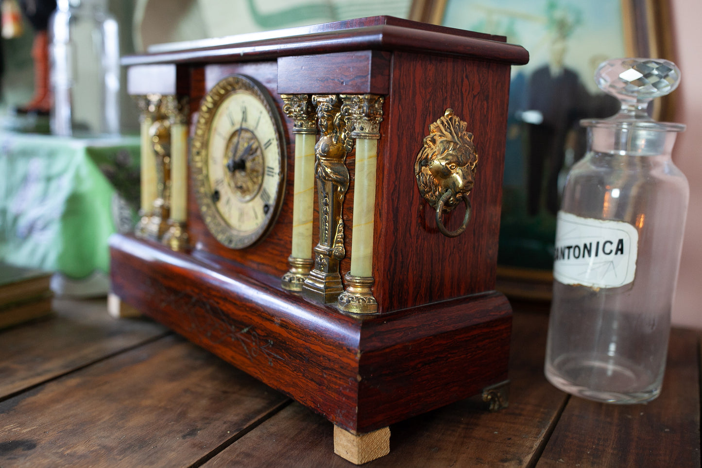 Antique Clock - Not Working Mantle Clock