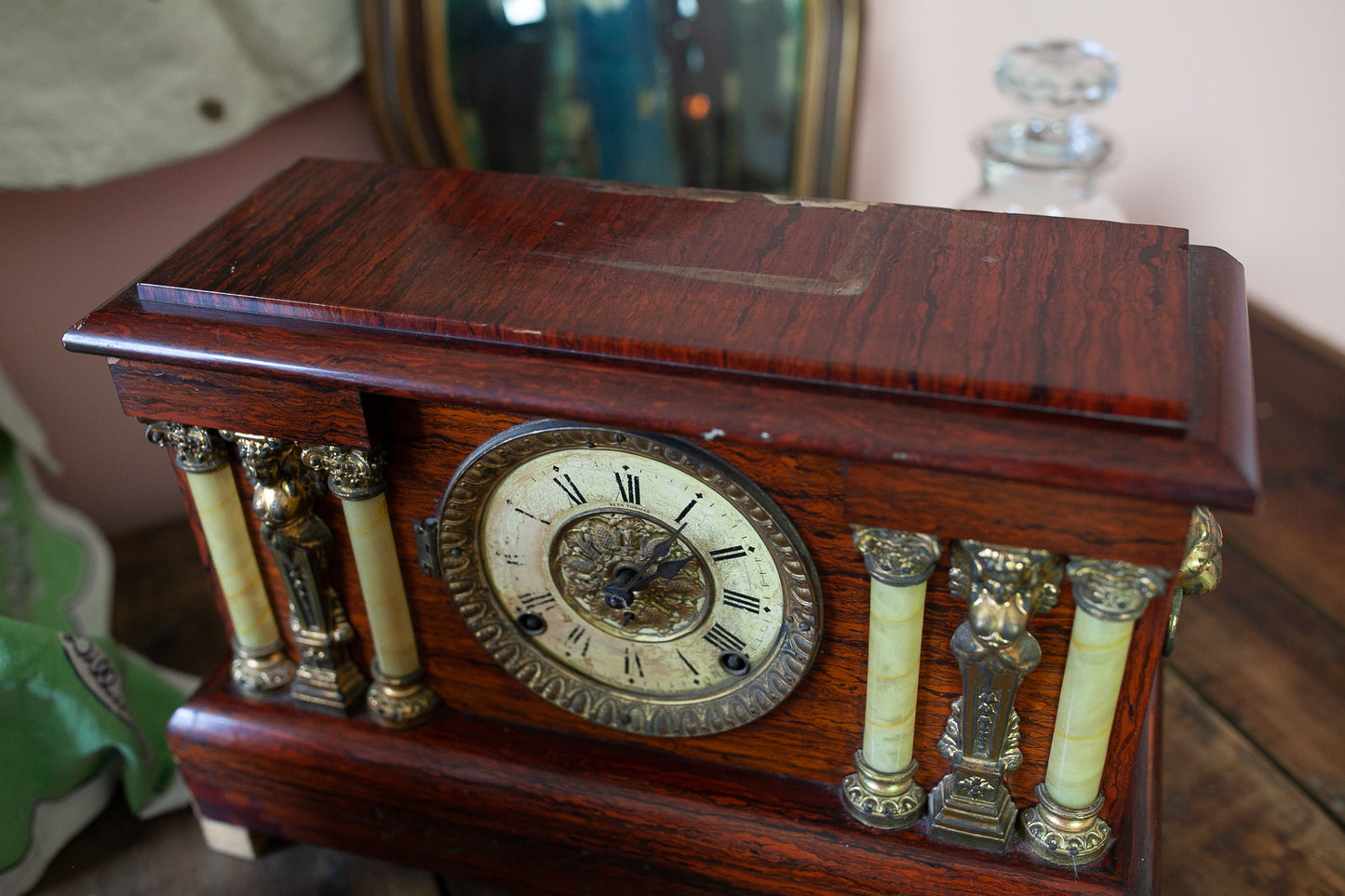 Antique Clock - Not Working Mantle Clock