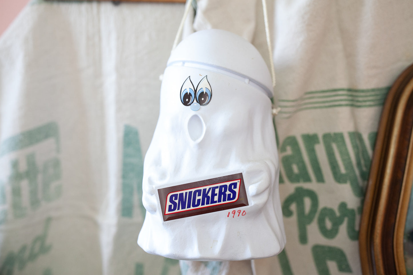 Ghost- Snickers Ghost from the 1990's- Vintage Halloween