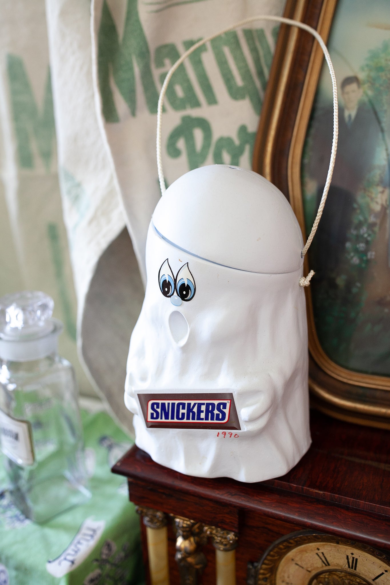 Ghost- Snickers Ghost from the 1990's- Vintage Halloween