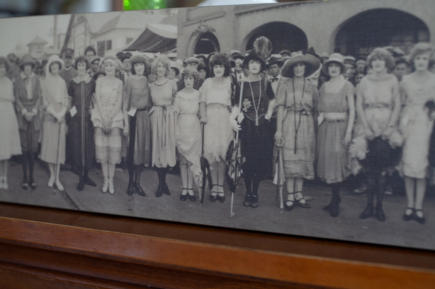 Yardlong Photo- Canvas print of an antique photo -Canvas - Women Portrait