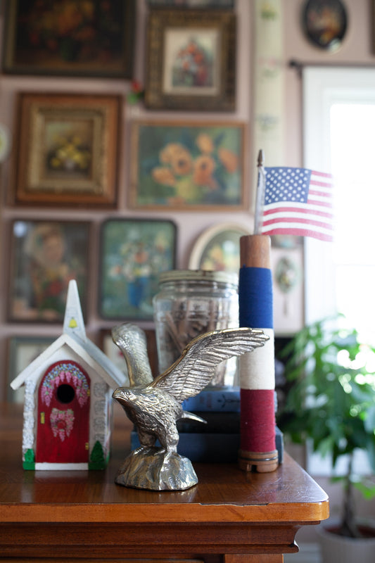 Vintage Eagle - Metal Eagle - Gold Eagle - Statue