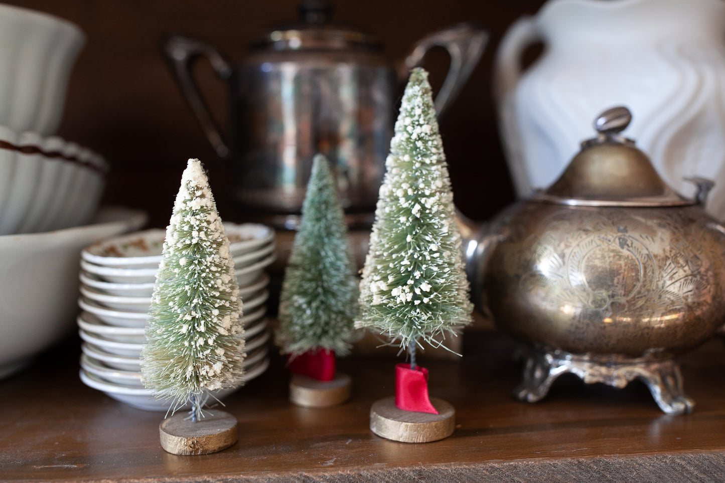 Bottle brush Tree - Vintage Bottlebrush Trees - Vintage Christmas