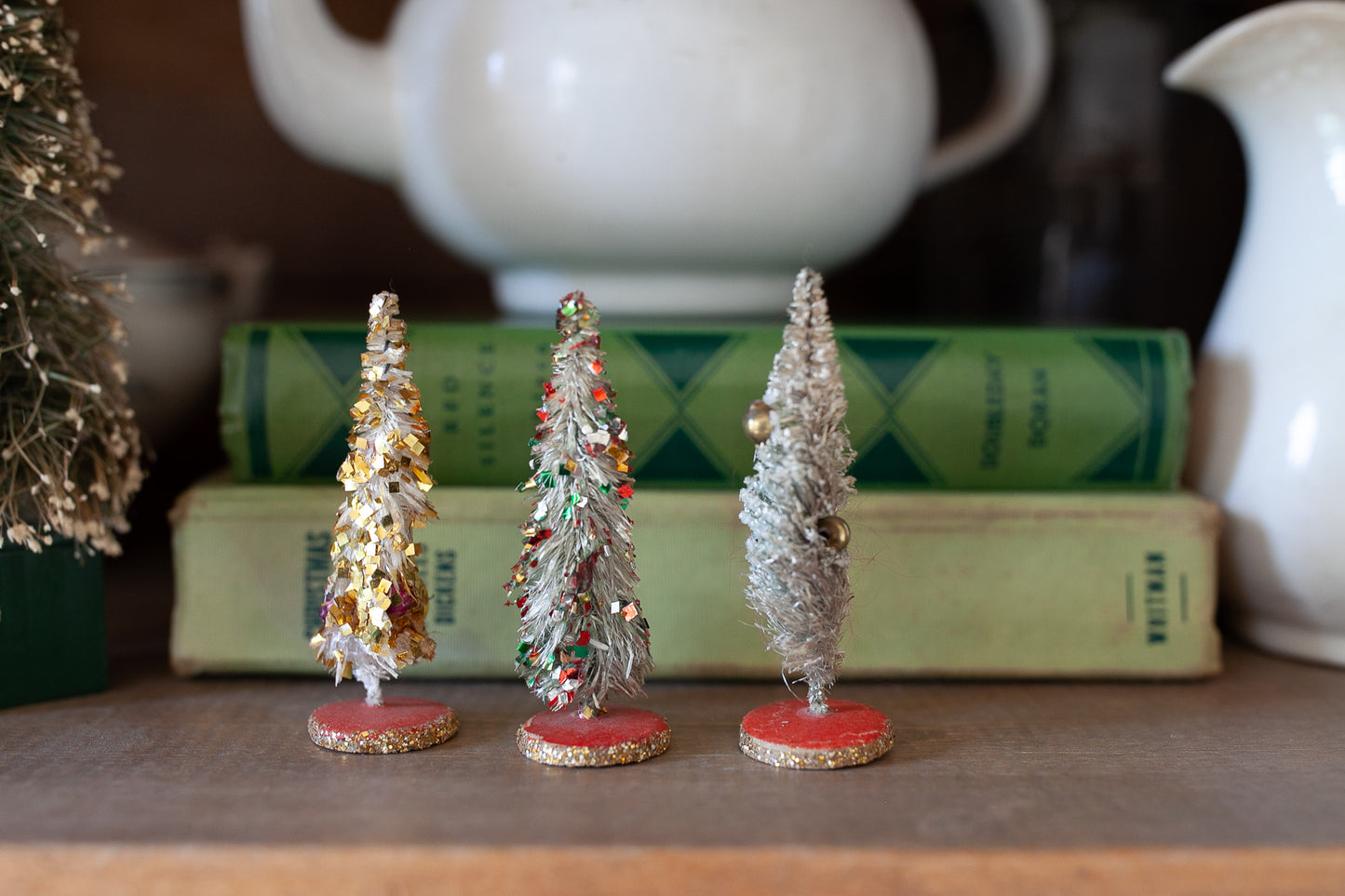 Bottle brush Tree - Vintage Bottlebrush Trees - Vintage Christmas