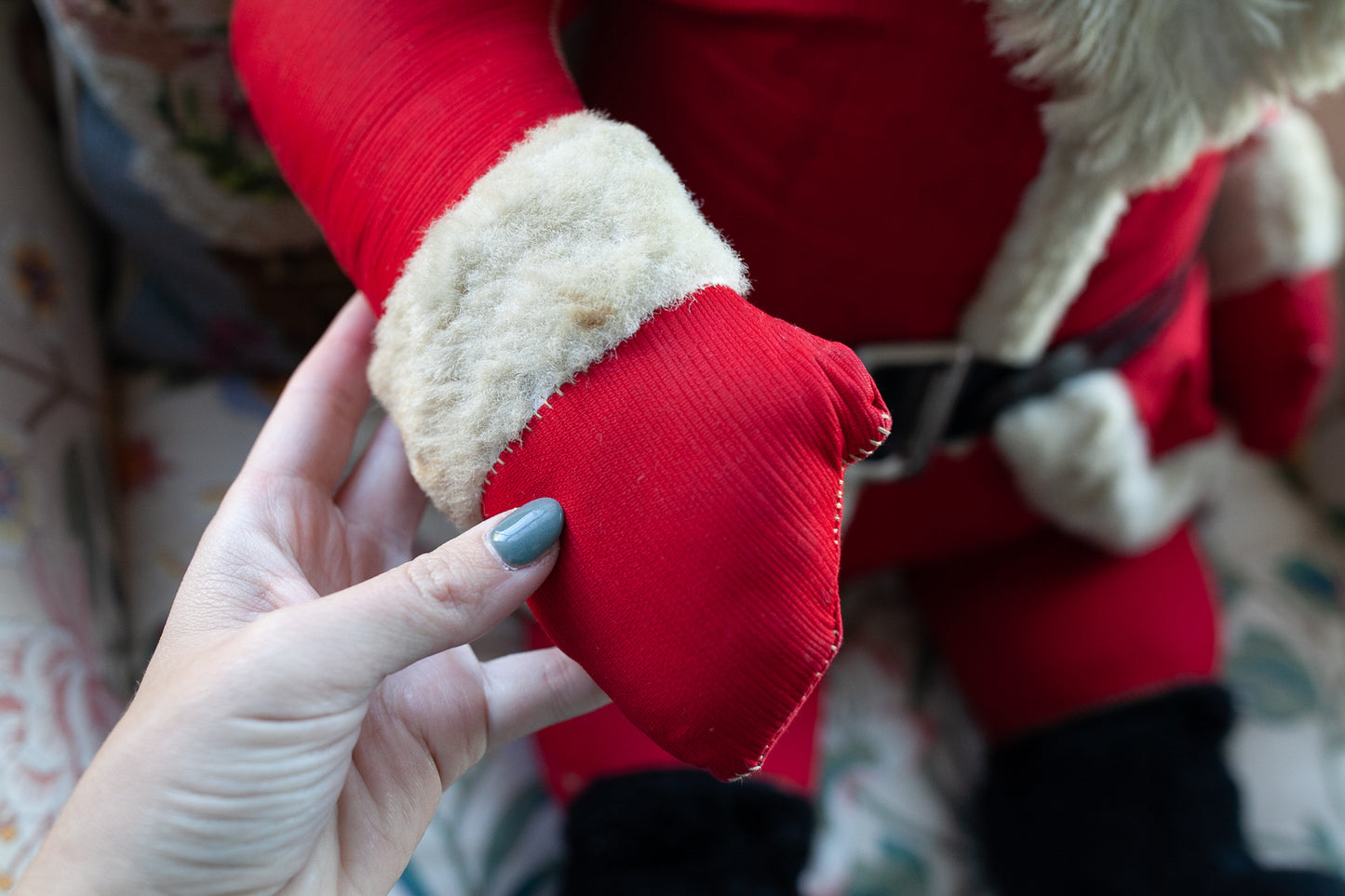 Vintage Santa- Large Masked Santa - Vintage Christmas