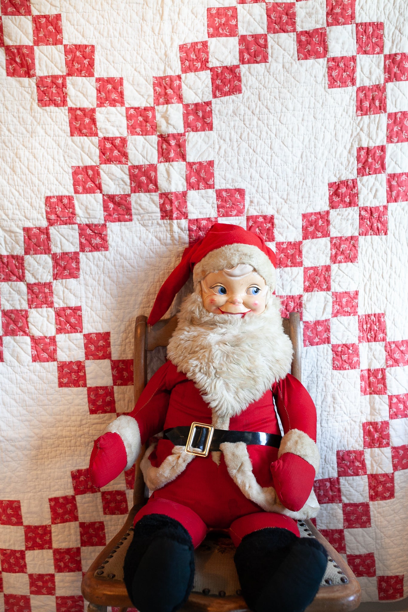 Vintage Santa- Large Masked Santa - Vintage Christmas