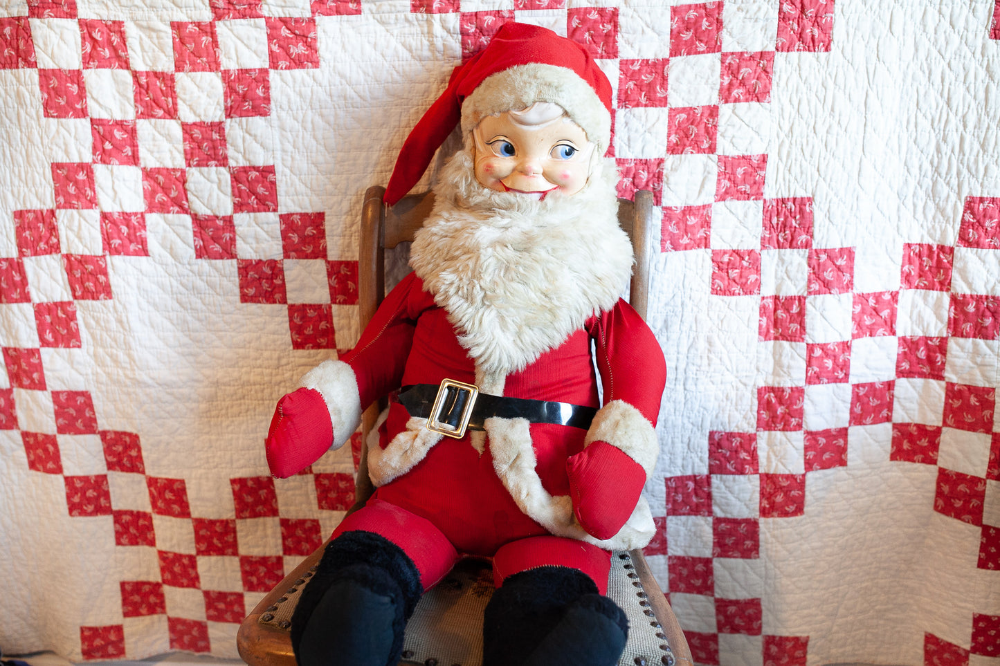 Vintage Santa- Large Masked Santa - Vintage Christmas