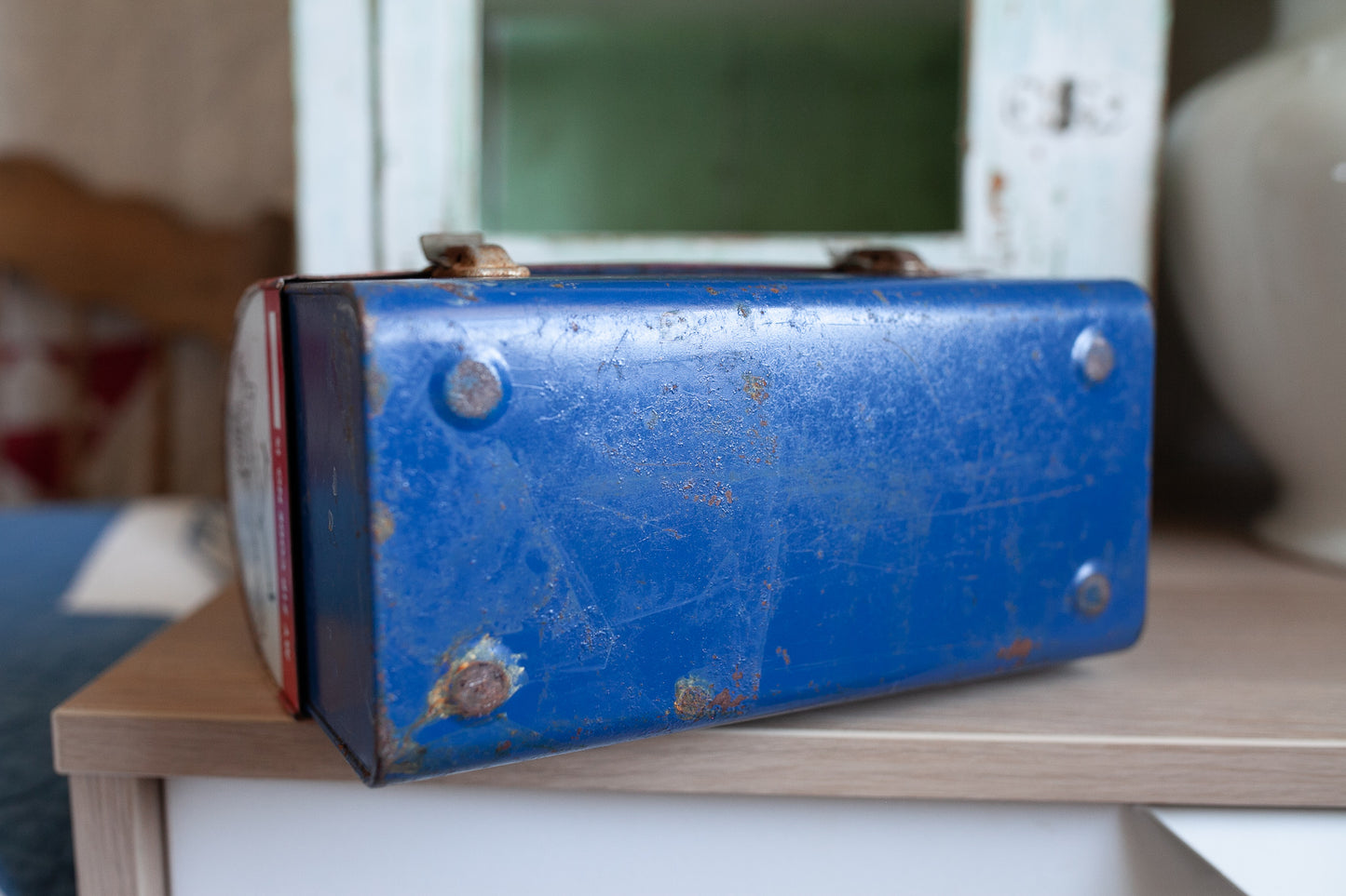 Vintage Mailbox Lunchbox - Metal Lunchbox