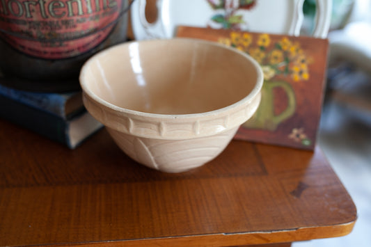 Vintage Bowl - Yellowware Bowl - Vintage Yellow Ware Bowl